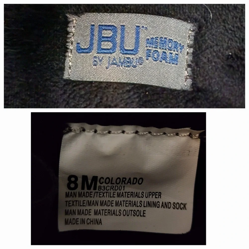 JBU‎ Jambu Ankle Boot sz 8M Women Colorado Black Faux Suede Fur Bootie Pull On